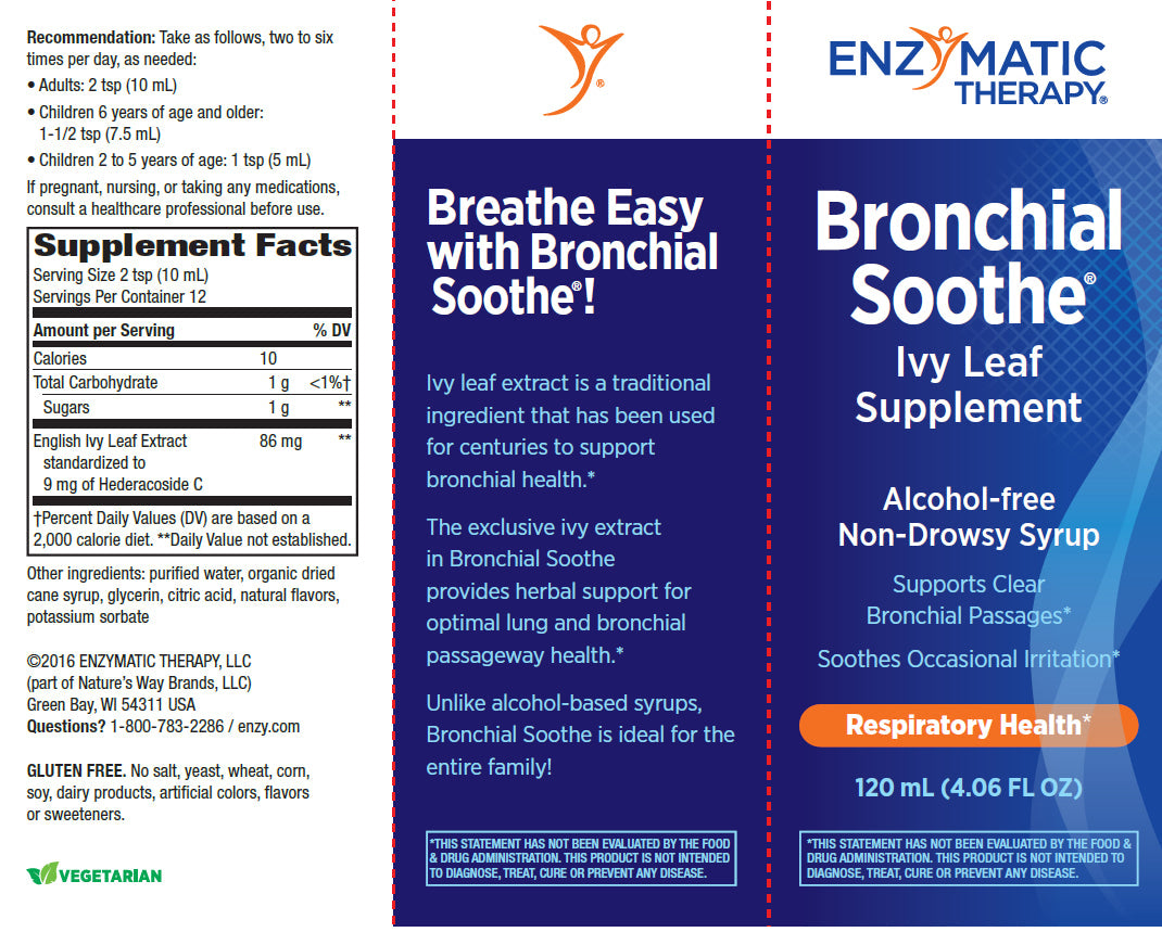Enzymatic Therapy Bronchial Soothe, 3.4 Fl Oz