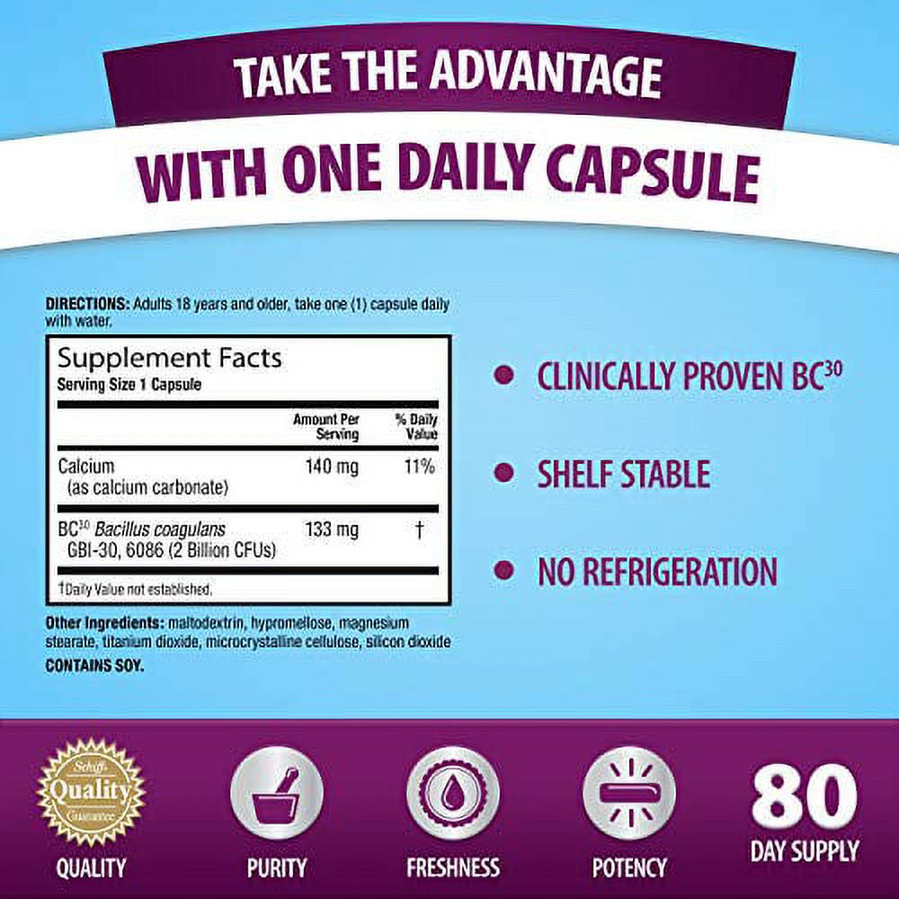Daily Probiotic Capsules for Digestive Health & Gut Health, Digestive Advantage Probiotics for Men and Women (50 Count Box)