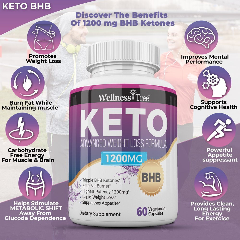 (3 Pack) Keto Diet Pills - Max Strength 1200Mg, Utilize Fat for Energy with Ketosis - Boost Energy & Focus, Manage Cravings, Support Metabolism - Keto BHB Supplement for Women and Men - Nutricity.com.au