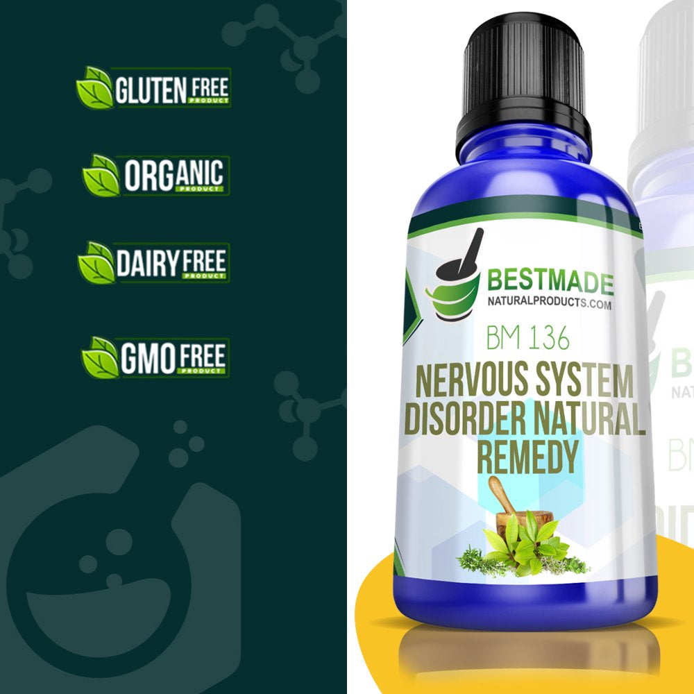 Bestmade Natural Products Nervous System Disorder Natural Remedy (BM136)