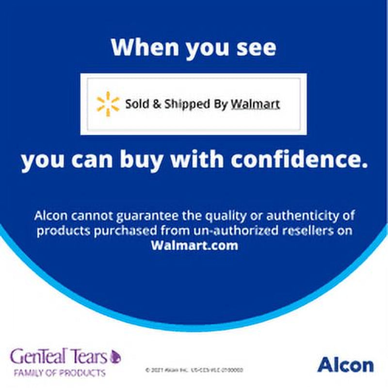 Genteal Tears Severe Day + Night Gel Lubricant Eye Drops, 0.3 Fl Oz