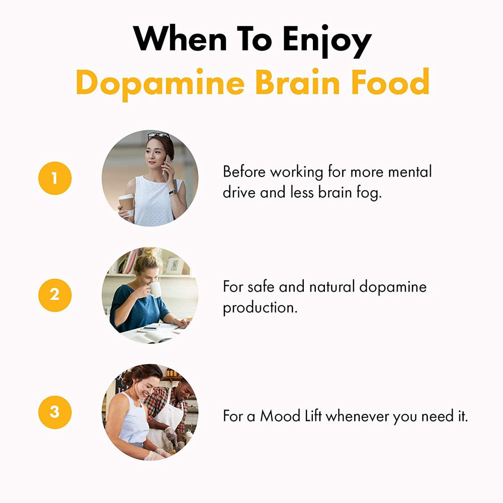 Dopamine Brain Food Neurotransmitter Supplement for Mental Alertness by Natural Stacks