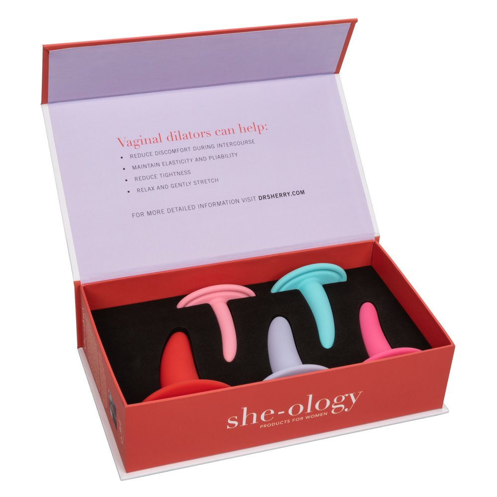 California Exotic Novelties She-Ology 5-Piece Wearable Vaginal Dilator Set