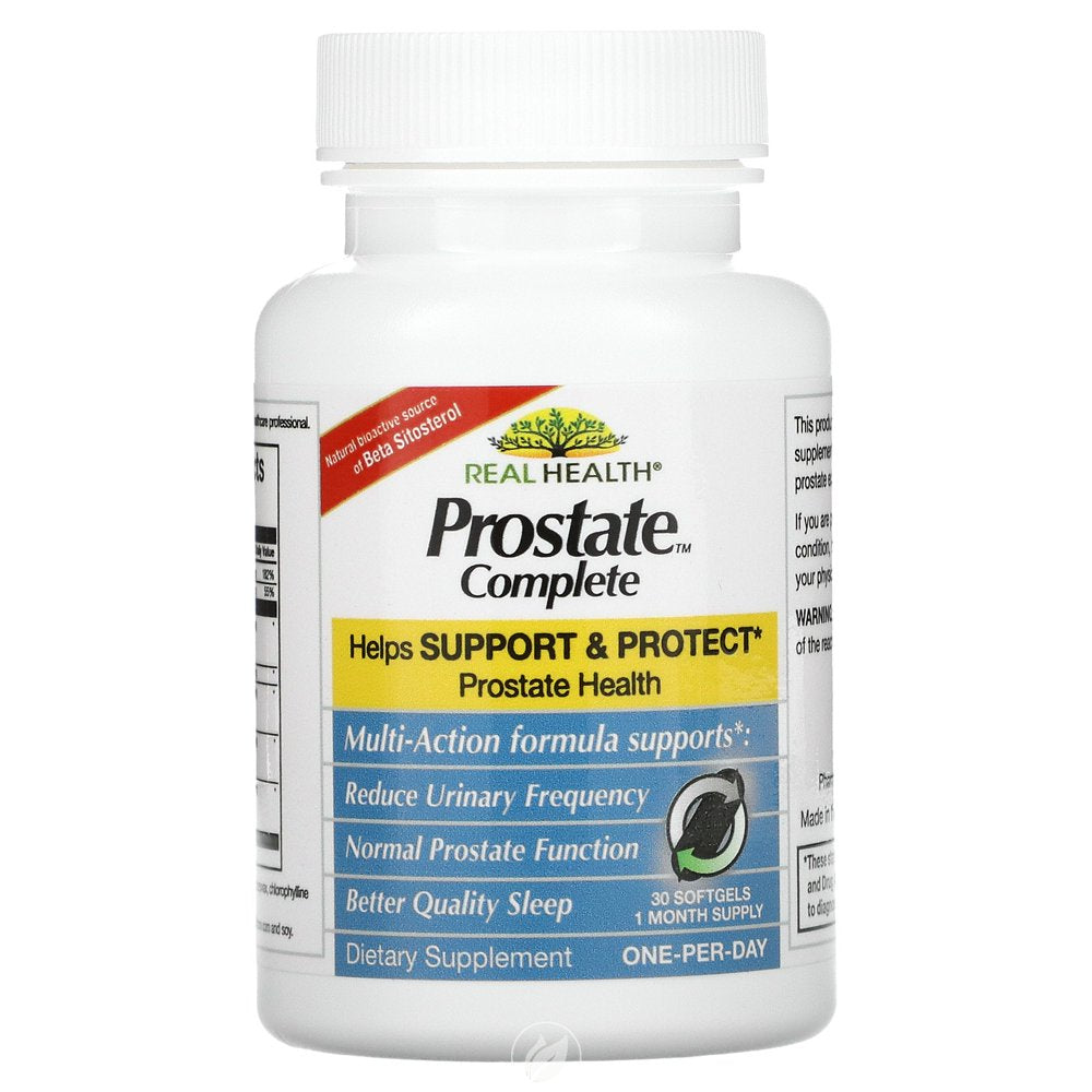 Real Health Laboratories Prostate Complete One-Per-Day Dietary Supplement, 30 Co