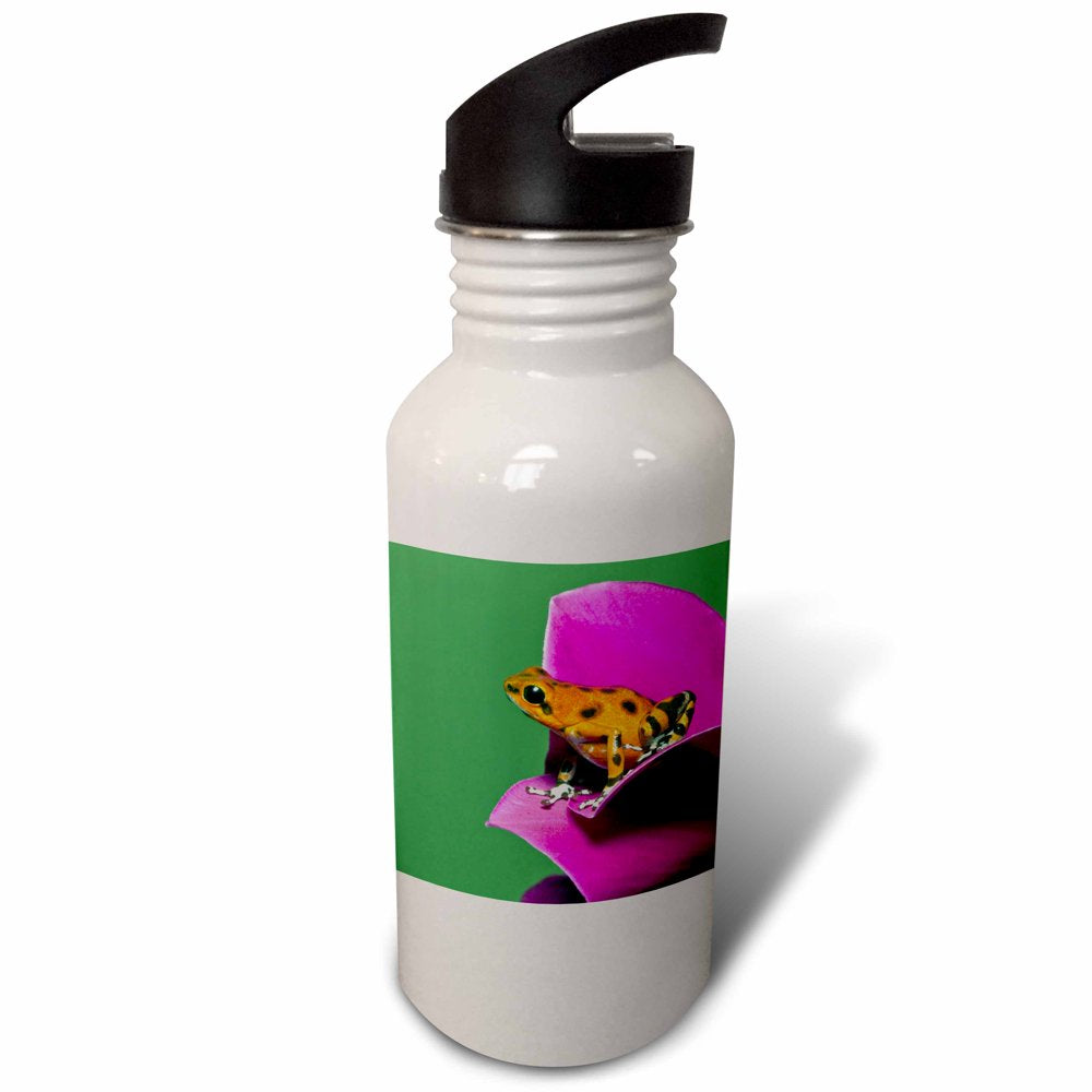 Colon Isle Dart Frog, Aka Strawberry Poison-Dart Frog - NA02 AJE0417 - Adam Jones 21 Oz Sports Water Bottle Wb-83662-1