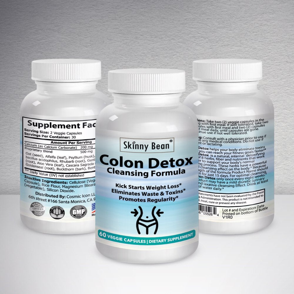 COLON DETOX Best Natural Body Detoxification to Lose Weight Ultimate Total Kidney Detox & Liver Detoxify Super Cleanse Pills