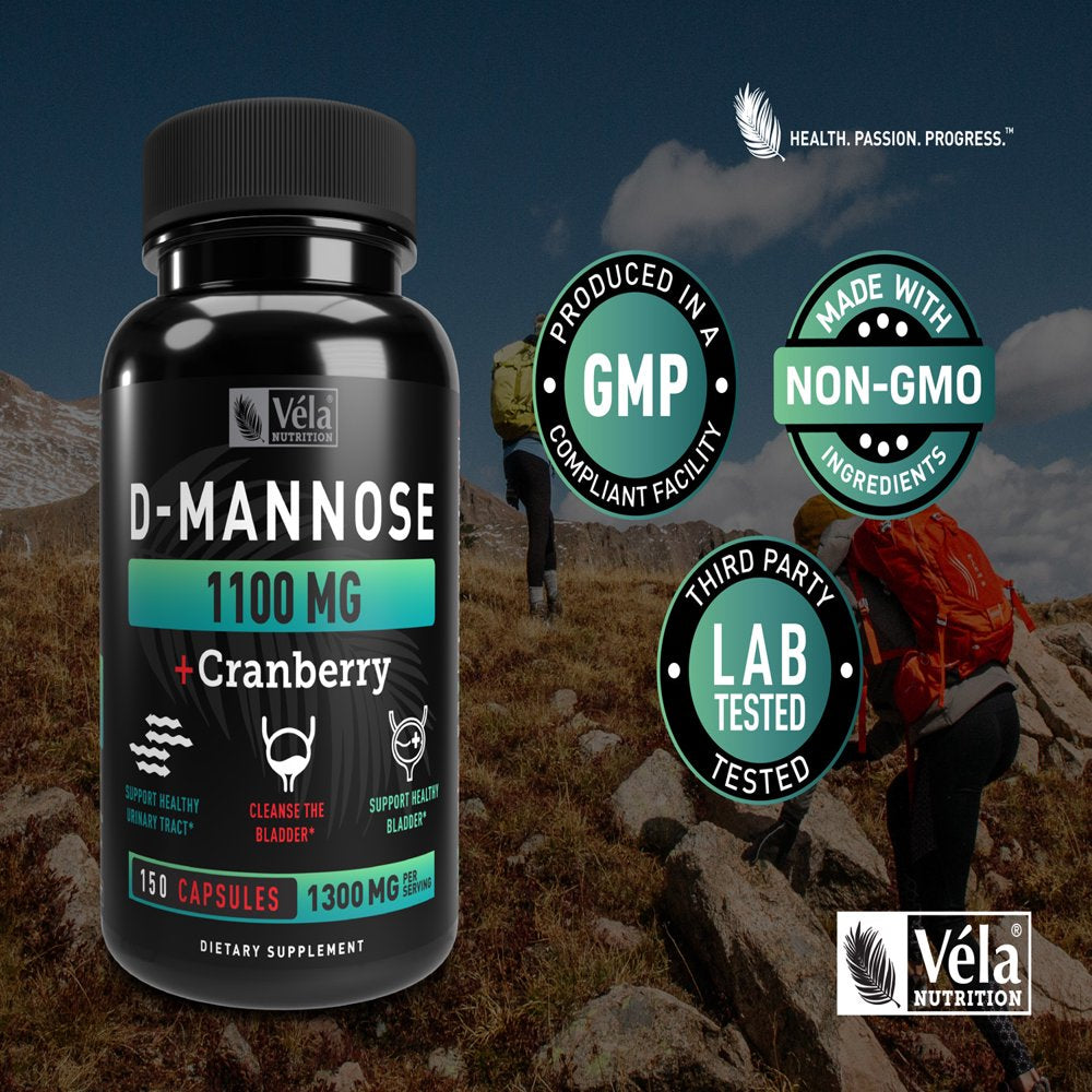 D-Mannose with Cranberry Extract for Bladder & Urinary Tract Health*