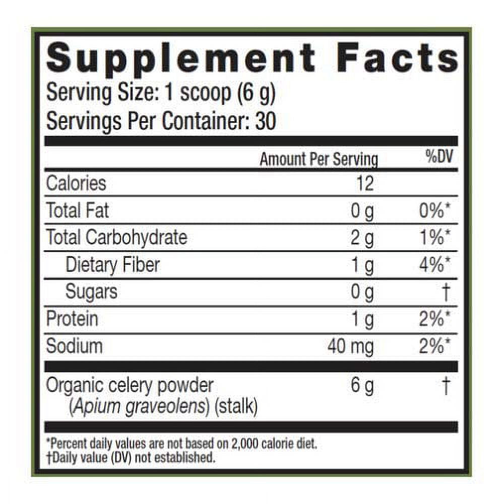 Dietworks Celery Juice Powder Drink Mix, 6.35 Oz 30 Servings