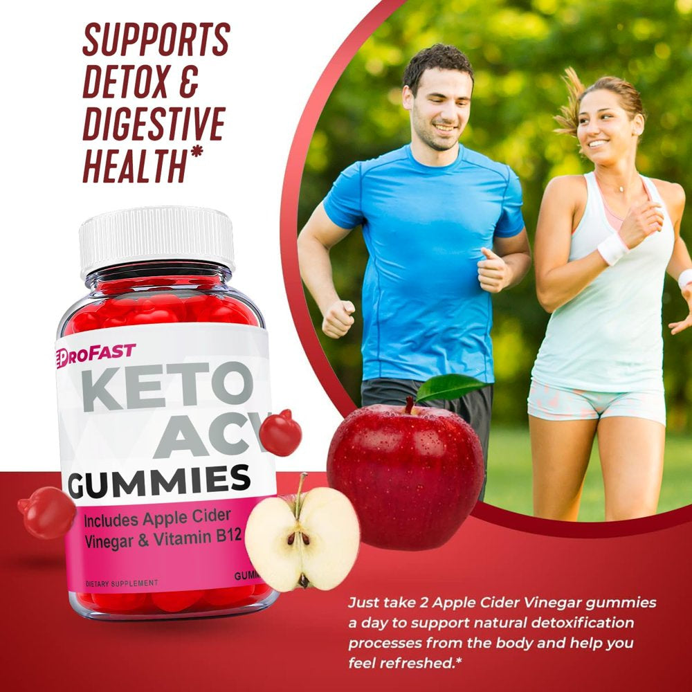 (3 Pack) Profast Keto ACV Gummies - Supplement for Weight Loss - Energy & Focus Boosting Dietary Supplements for Weight Management & Metabolism - Fat Burn - 180 Gummies - Nutricity.com.au