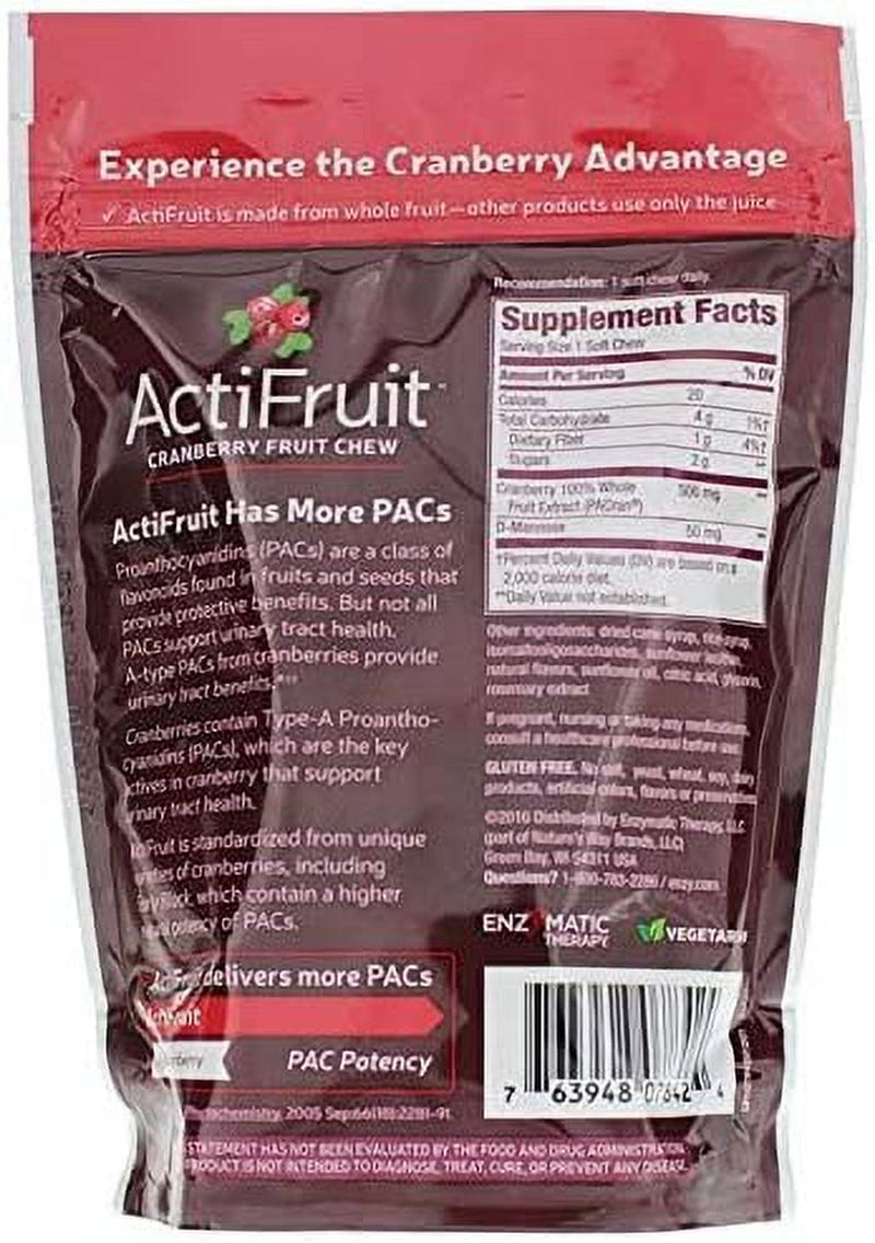 Enzymatic Therapy Actifruit™ 20 Soft Chews ( Multi-Pack)