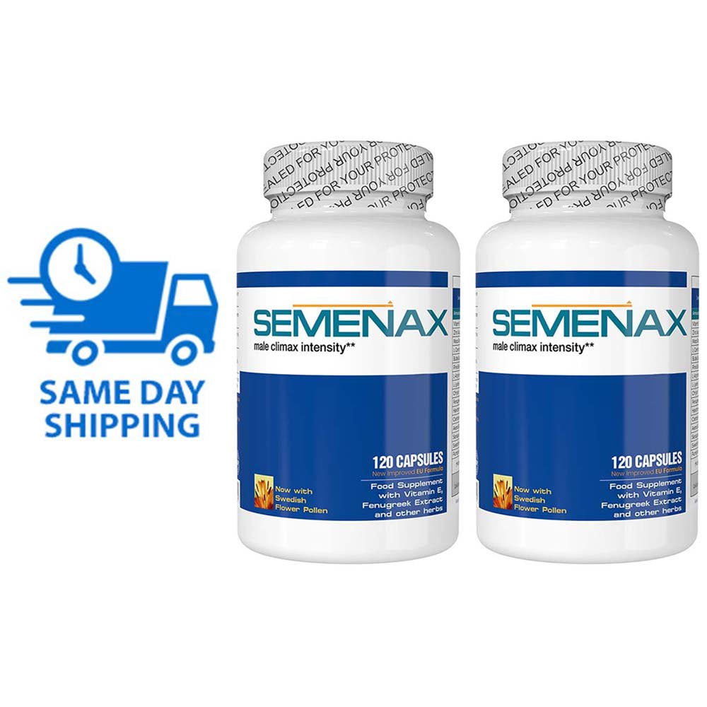 Semenax Natural Daily Supplement 2 Month Supply (120 Capsules per Bottle)