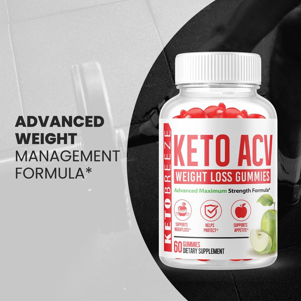 (3 Pack) Keto Breeze ACV Gummies - Supplement for Weight Loss - Energy & Focus Boosting Dietary Supplements for Weight Management & Metabolism - Fat Burn - 180 Gummies - Nutricity.com.au