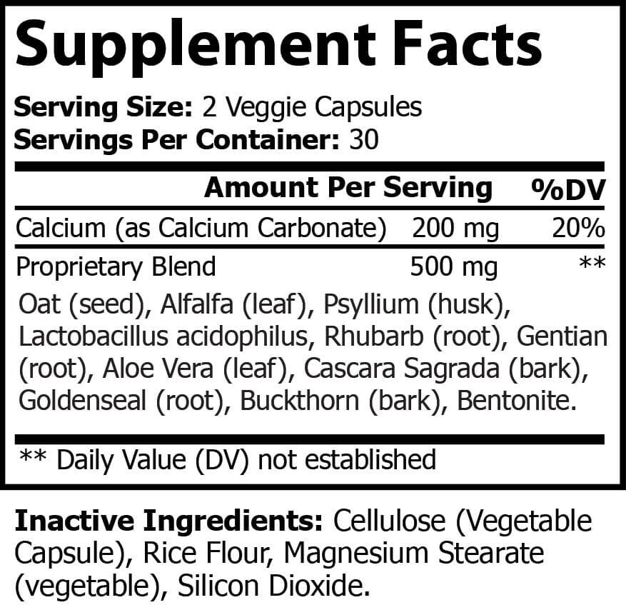 Colon Sweep/Total Cleansing Dietary Supplement-1 Pack (60 Count)