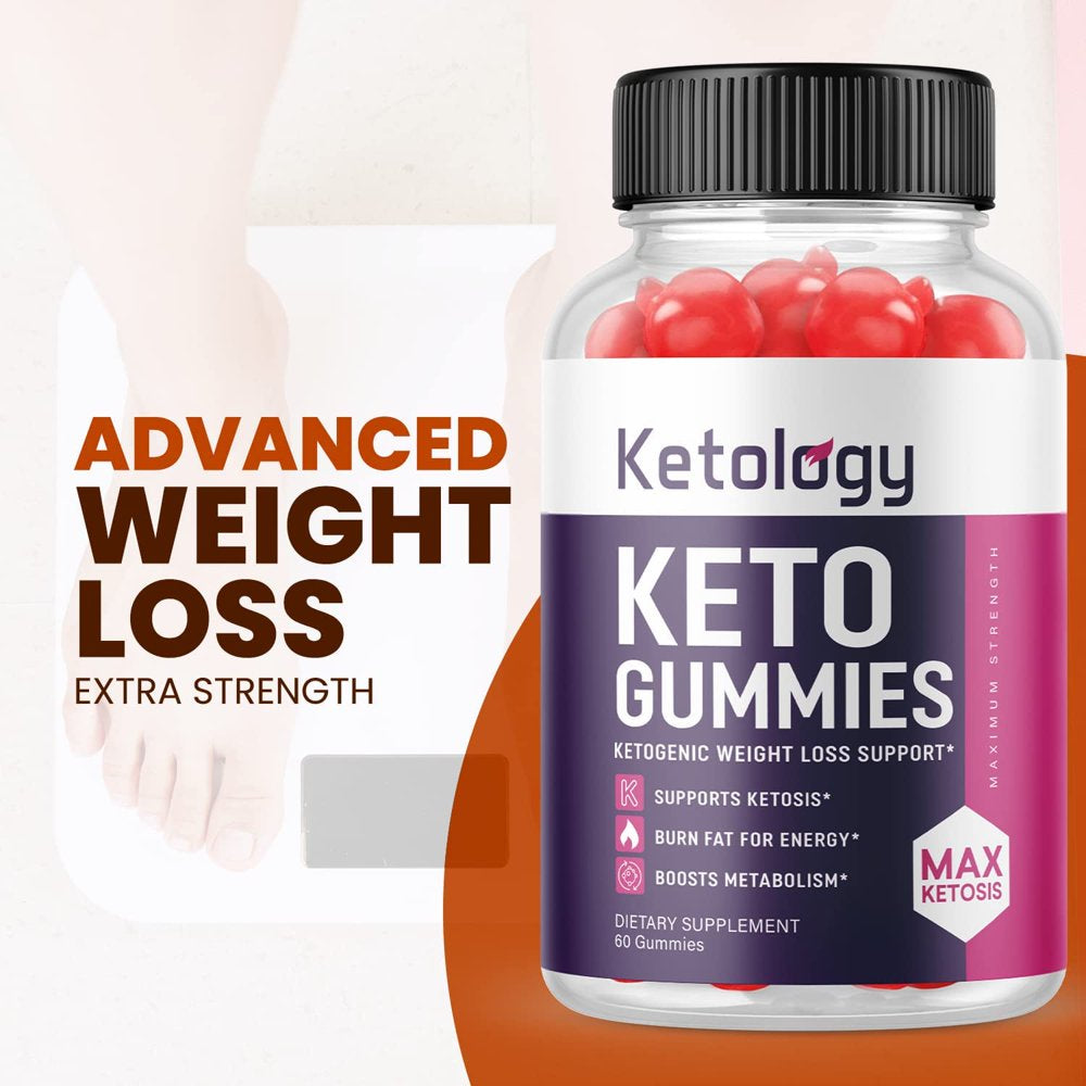 (1 Pack) Ketology Keto ACV Gummies - Supplement for Weight Loss - Energy & Focus Boosting Dietary Supplements for Weight Management & Metabolism - Fat Burn - 60 Gummies - Nutricity.com.au