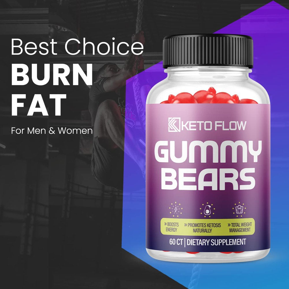 (2 Pack) Keto Flow Gummies - Supplement for Weight Loss - Energy & Focus Boosting Dietary Supplements for Weight Management & Metabolism - Fat Burn - 120 Gummies - Nutricity.com.au