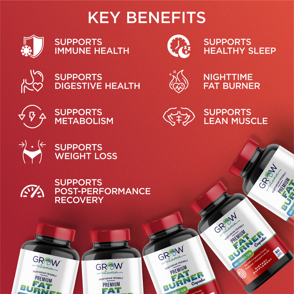 Belly Fat Burner - Natural Weight Loss Pills for Stomach Fat - for Men & Women 60 Capsule