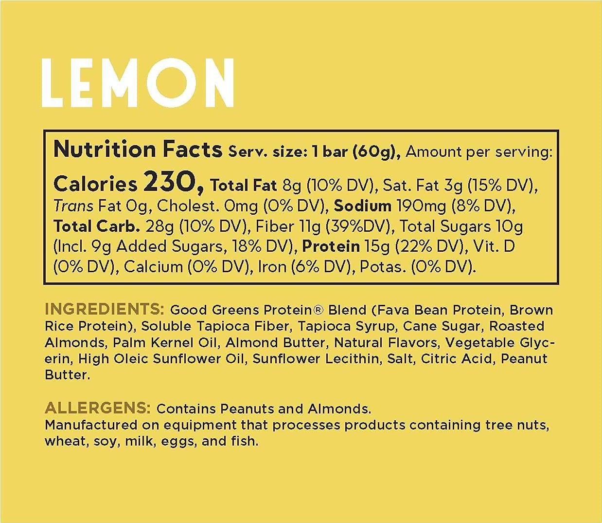 good! Snacks Vegan Protein Bars Bundle, Birthday Cake and Lemon (24 Bars) Gluten-Free, Plant Based, Low Sugar, High Protein Meal Replacement, Healthy Snacks for Energy, 15g Protein