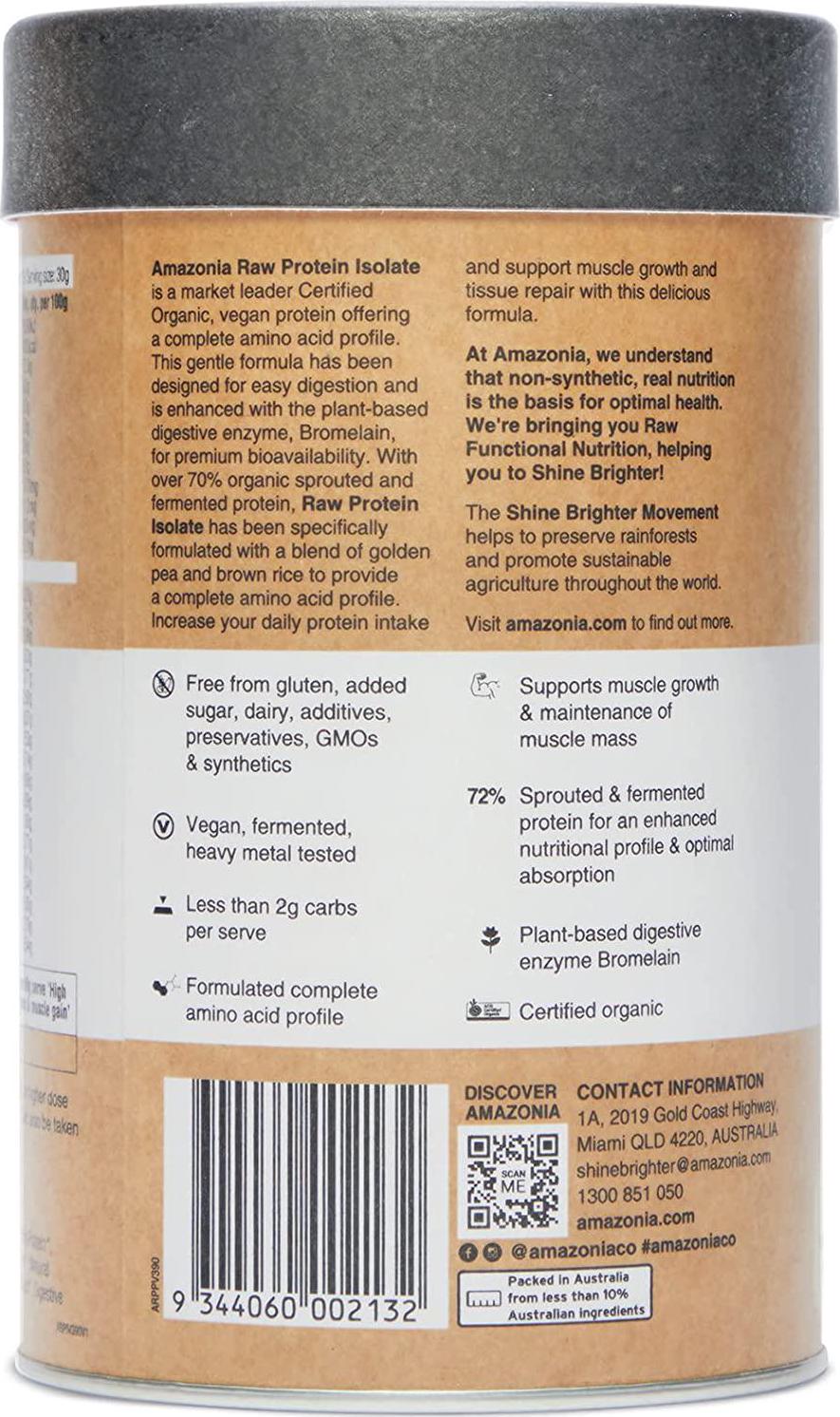 ia Raw Protein Isolate Vanilla 390g