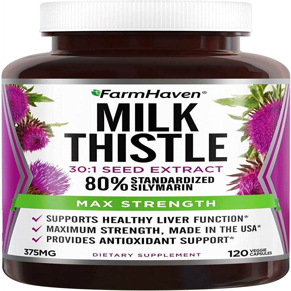 Farmhaven Milk Thistle Capsules 11250mg Strength 30x Concentrated 9953