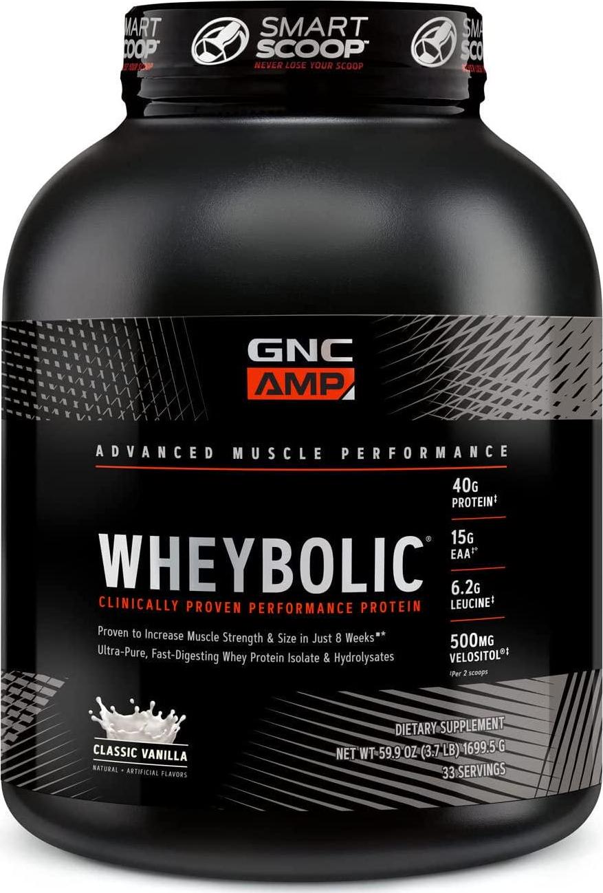 GNC Amp Pure Isolate Protein - Strawberry - 28 Servings