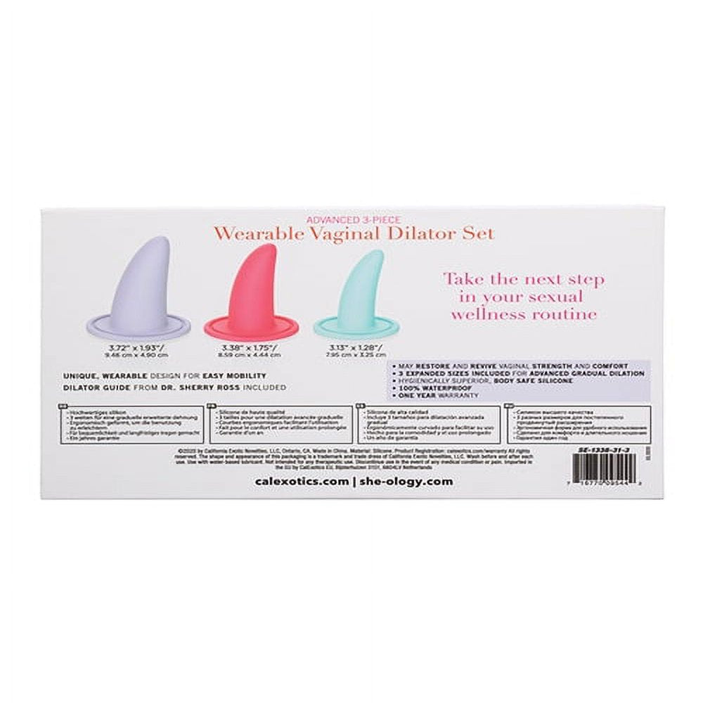 She-Ology Advanced 3-Piece Wearable Vaginal Dilator Set
