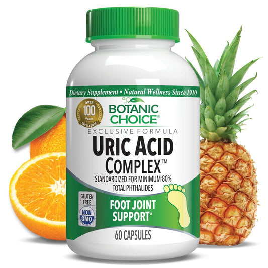 Botanic Choice Uric Acid Complex™ Foot Joint Dietary Supplement, 60 Capsules