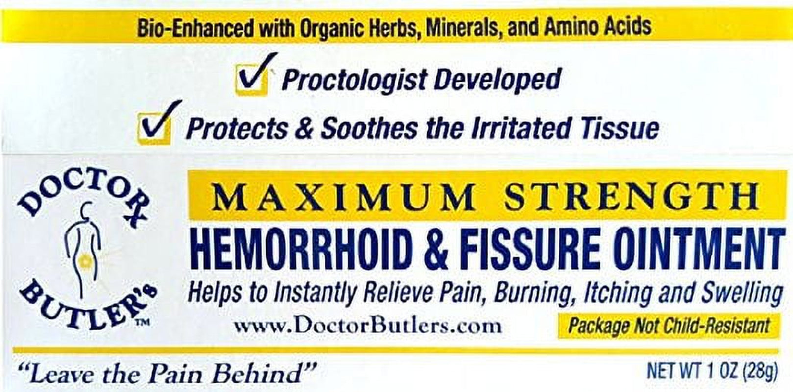 Doctor Butler'S Hemorrhoid & Fissure Ointment
