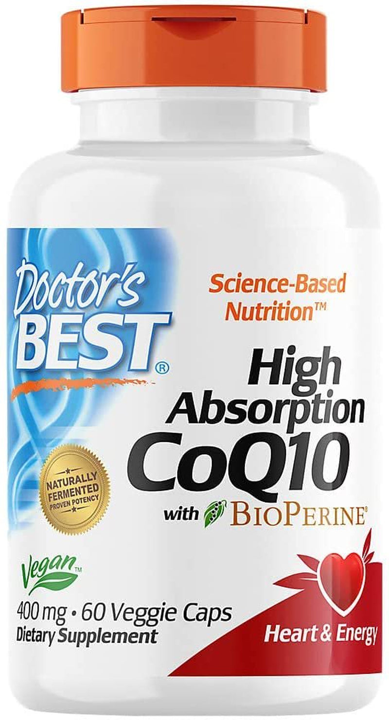 Doctor'S Best - High Absorp Co Q 10 W/Bio, 400Mg, 60 Veggie Caps