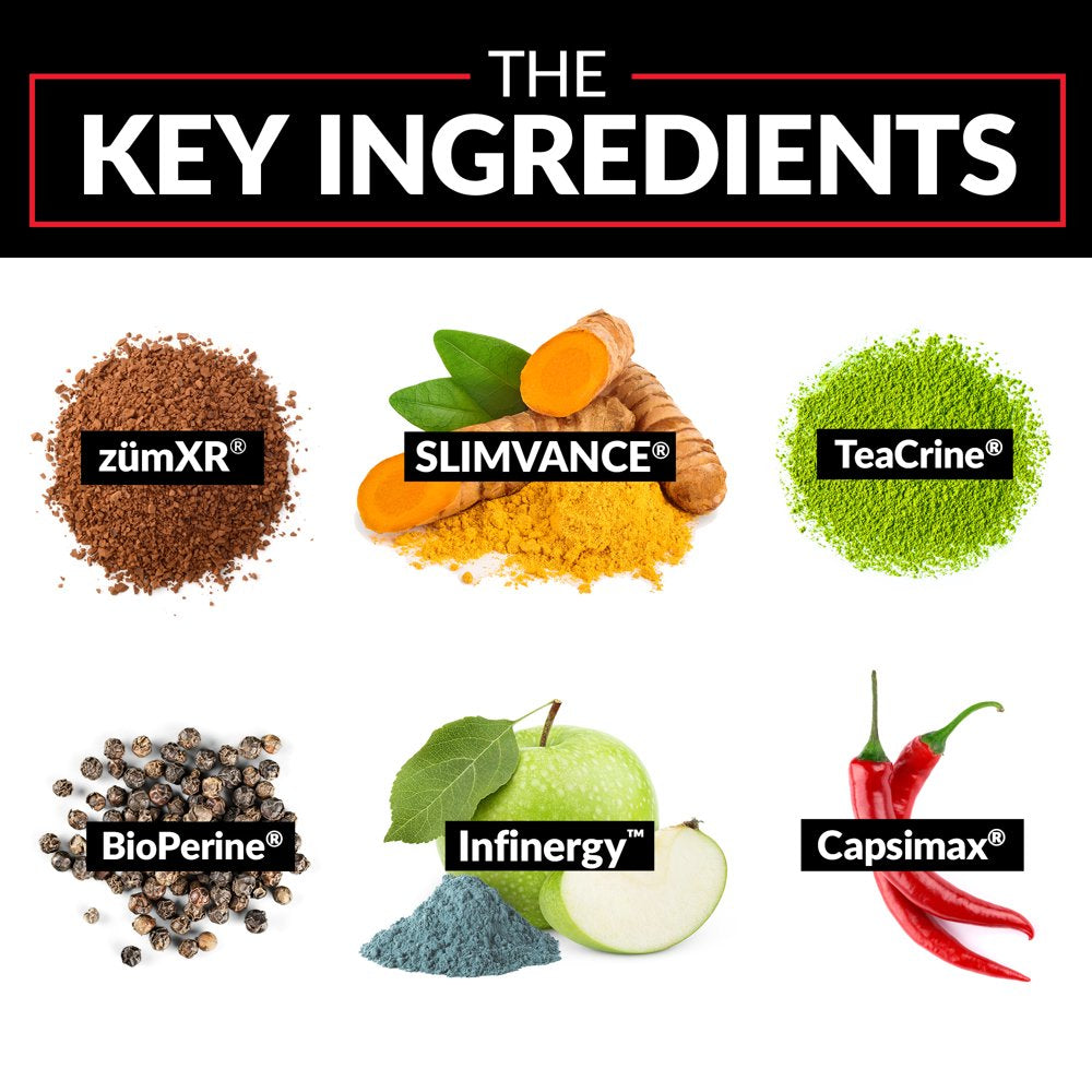 Force Factor Leanfire with Next-Gen SLIMVANCE, Thermogenic Fat Burner Supplement, 60 Count