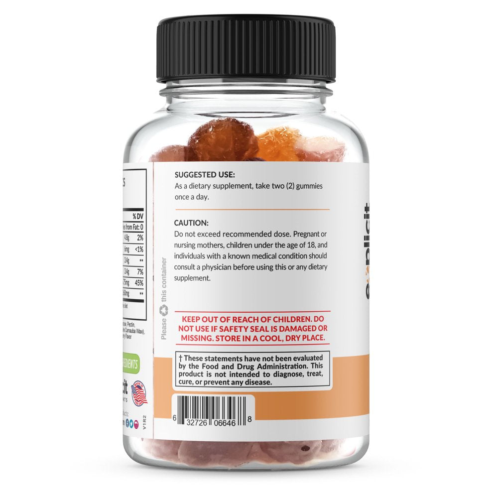 Easy-To-Take Joint Support Gummies - Glucosamine & Vitamin E Joint Supplement to Help Support Joints & Cartilage - 60 Count