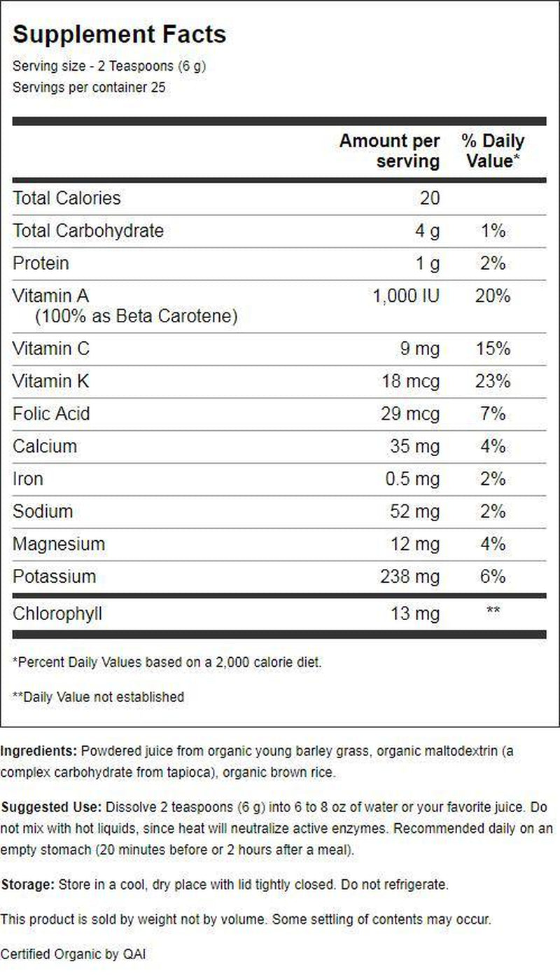 Green Foods Dr Hagiwara Green Magma Barley Grass Juice Powder - 5.3 Oz