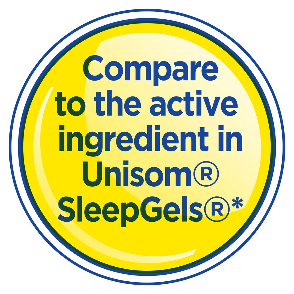 Equate Maximum Strength Diphenhydramine Hcl Sleep-Aid Softgels, 50 Mg, 100 Count