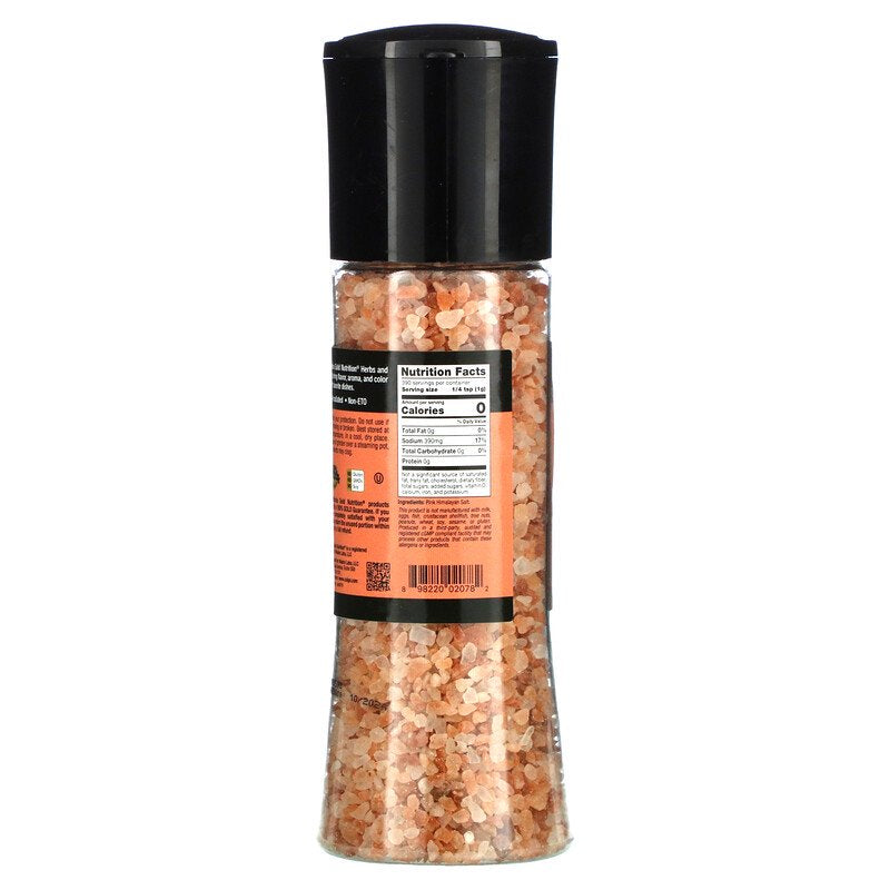 California Gold Nutrition, FOODS - Pink Himalayan Salt Grinder, 13.76 Oz (390 G) Pack of 2