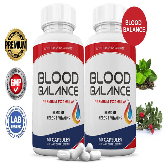 (2 Pack) Blood Balance Premium Formula 688MG 120 Capsules - Nutricity.com.au
