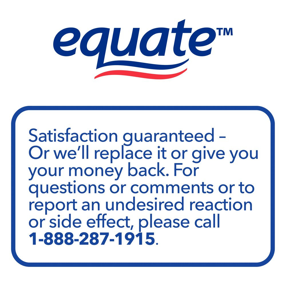 Equate Ultra Strength Heartburn Antacid Chewable Peppermint Tablets, over the Counter, 1000 Mg, 160 Count