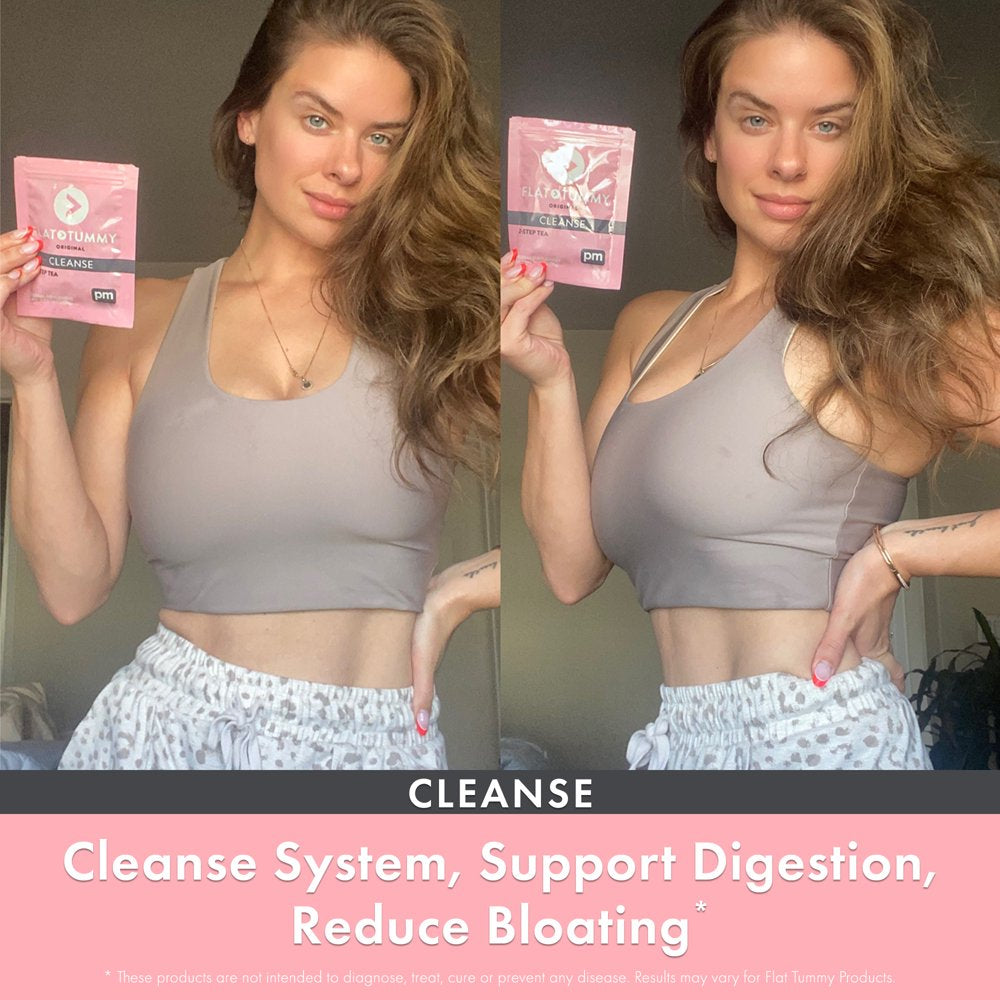 Flat Tummy Tea All-Natural Detox Tea, (4 Week Cleanse)