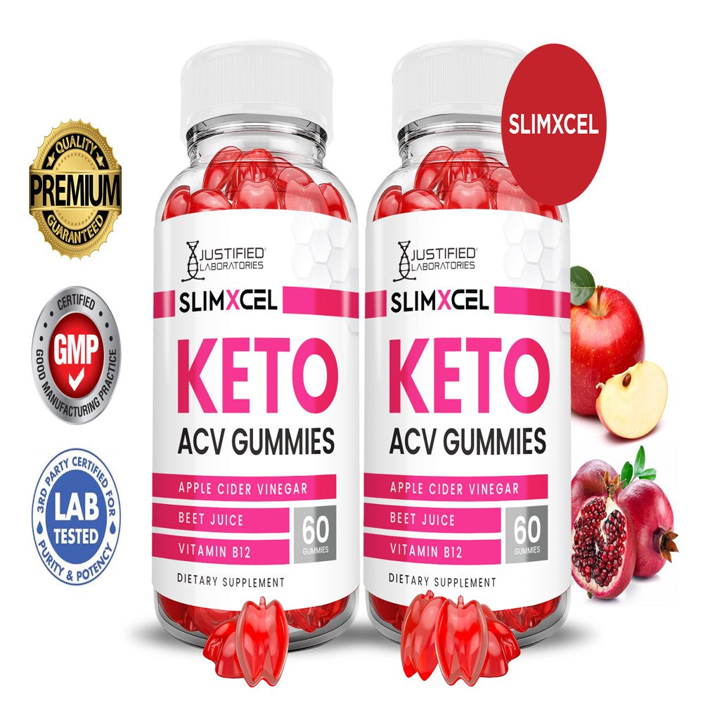 (2 Pack) Slimxcel Keto ACV Gummies 1000MG Dietary Supplement 120 Gummys - Nutricity.com.au