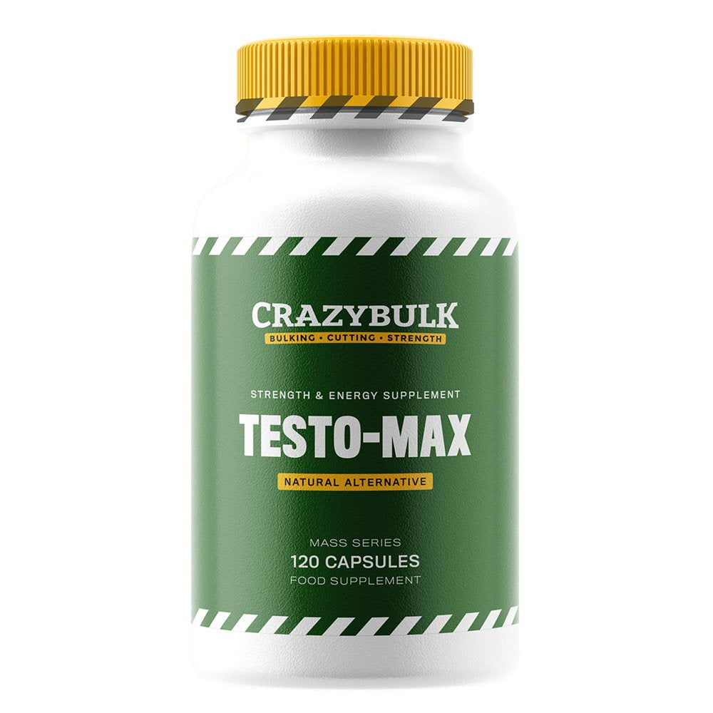 Crazybulk TESTO-MAX (SUSTANON) Natural Alternative for Strength & Energy Supplement, FIRST TIME in INDIA (120 Capsules)