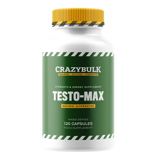 Crazybulk TESTO-MAX (SUSTANON) Natural Alternative for Strength & Energy Supplement, FIRST TIME in INDIA (120 Capsules)