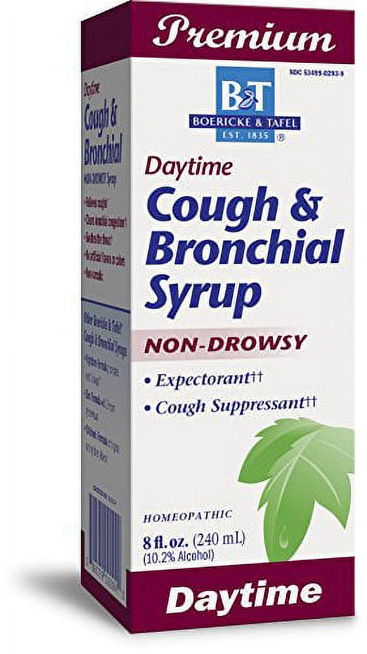 Boericke & Tafel Daytime Cough & Bronchial Syrup Non-Drowsy Homeopathic 8 Oz. (Nature'S Way Brands)