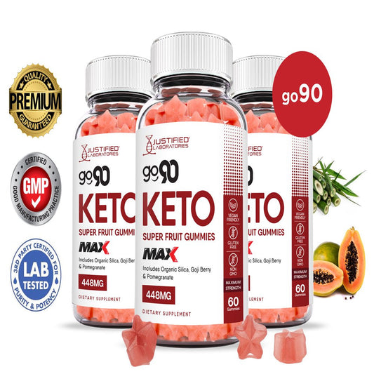 (3 Pack) Go 90 Keto Max Gummies Dietary Supplement 180 Gummys - Nutricity.com.au