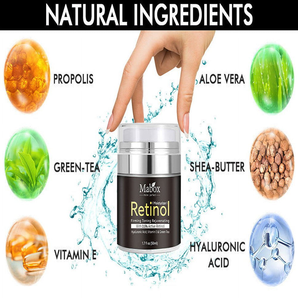 Buodes Deals Creams & Moisturizers Clearance under 5 Pure Antiwrinkle Face & Neck Retinol Cream with Hyaluronic Premium Antiaging Face Moisturizer - Antiaging Firming Facial Cream to Reduce Wrinkles