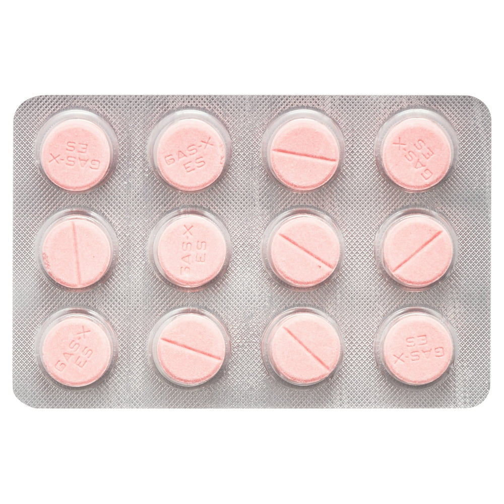 Gas-X Extra Strength Cherry Chewable Tablet for Fast Gas Relief, 72 Count