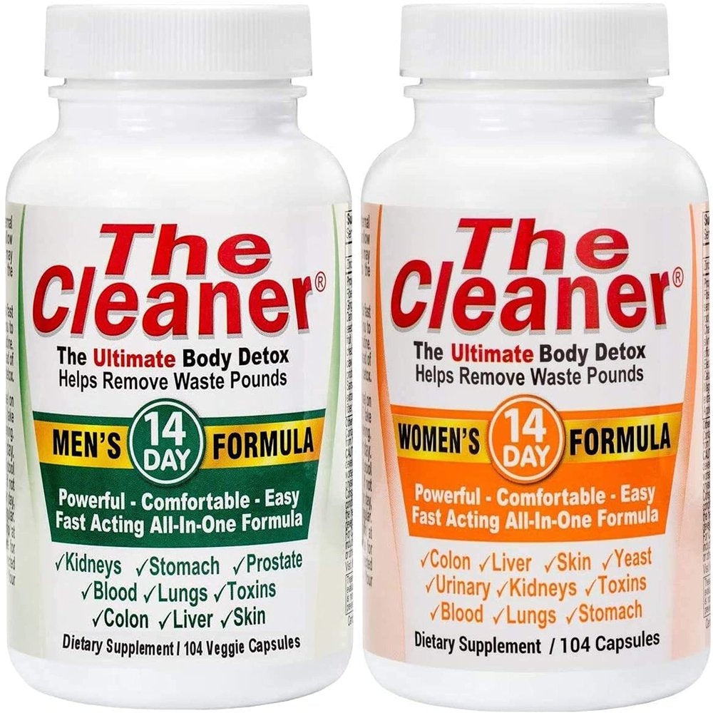 Century Systems the Cleaner 14-Day Women'S and 14-Day Men'S Formula, 104 Capsules Each