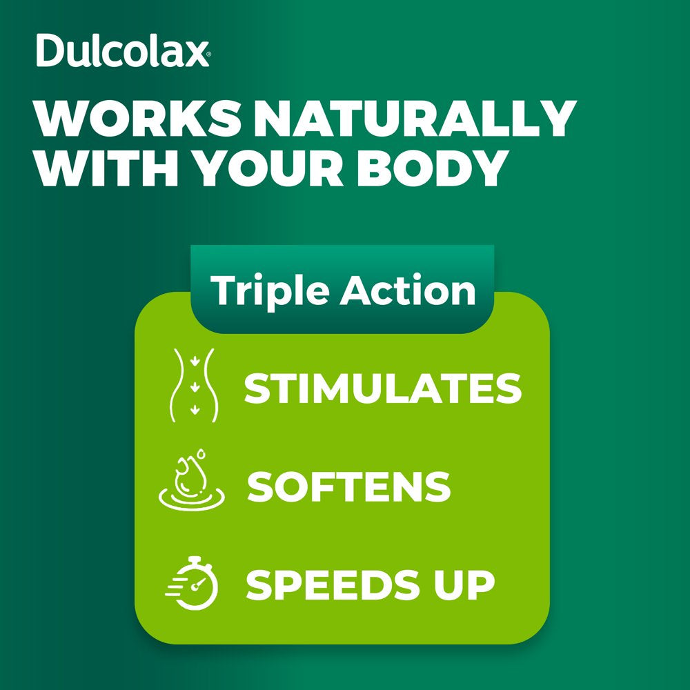 Dulcolax Stimulant Laxative Tablets, Overnight Relief (25Ct)