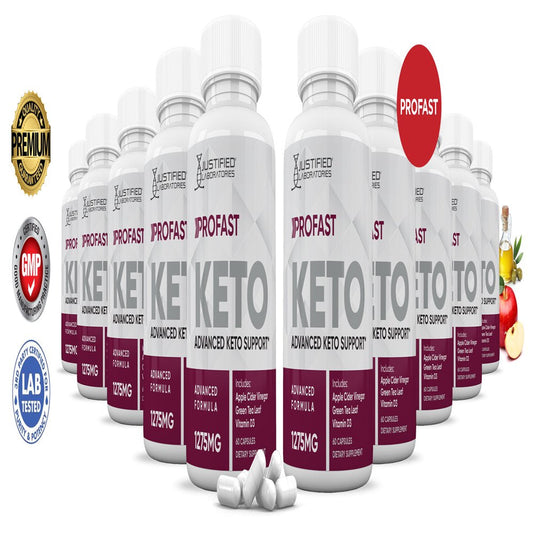 (10 Pack) Profast Keto ACV Pills 1275Mg Alternative to Gummies Dietary Supplement 600 Capsules - Nutricity.com.au