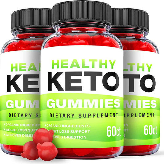(3 Pack) Healthy Keto ACV Gummies - Supplement for Weight Loss - Energy & Focus Boosting Dietary Supplements for Weight Management & Metabolism - Fat Burn - 180 Gummies - Nutricity.com.au