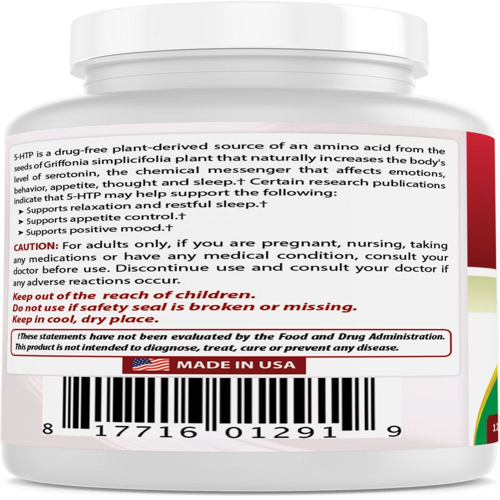 Best Naturals 5-HTP 50 Mg 120 Capsules
