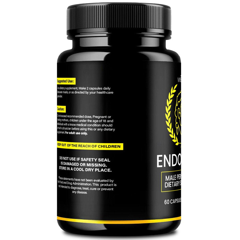 Endopump Male Performance Endopump Supplement for Men Pre Workout Endopump Pills for Men Muscle Pump Supplements Pump for Men Pump Pills Endo Pump Male Performance (5Pack)