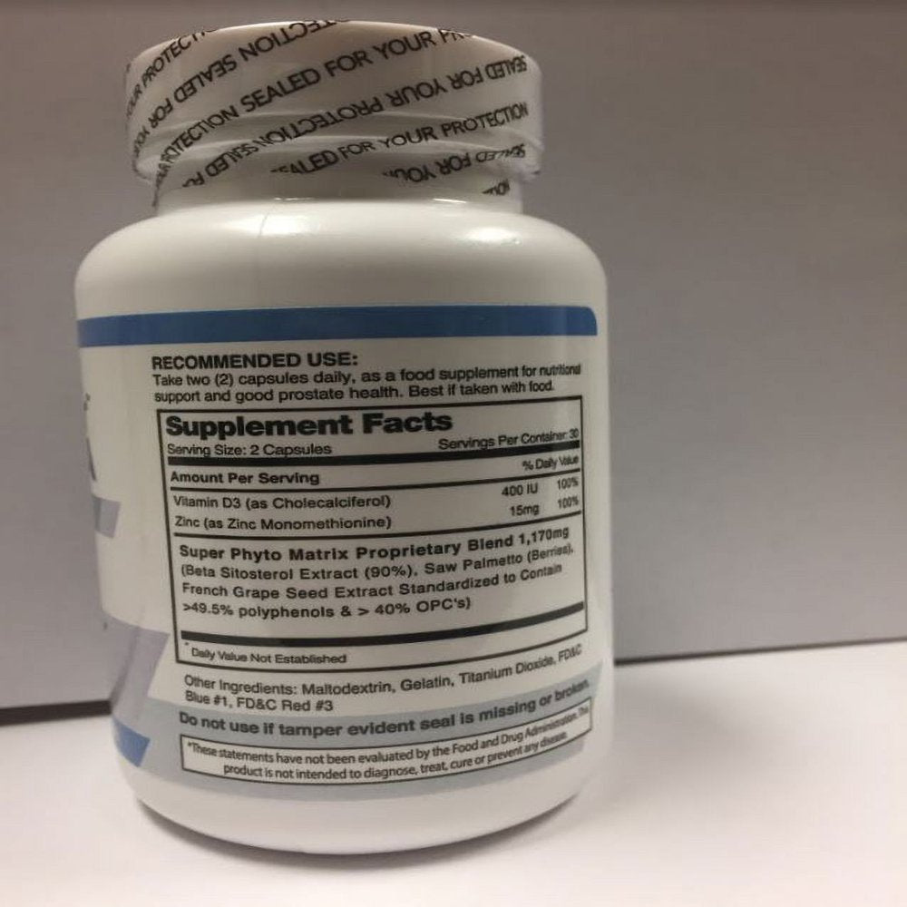 Prostavar ULTRA 60 Capsules 1 Month Supply Prostate Support New & Improved